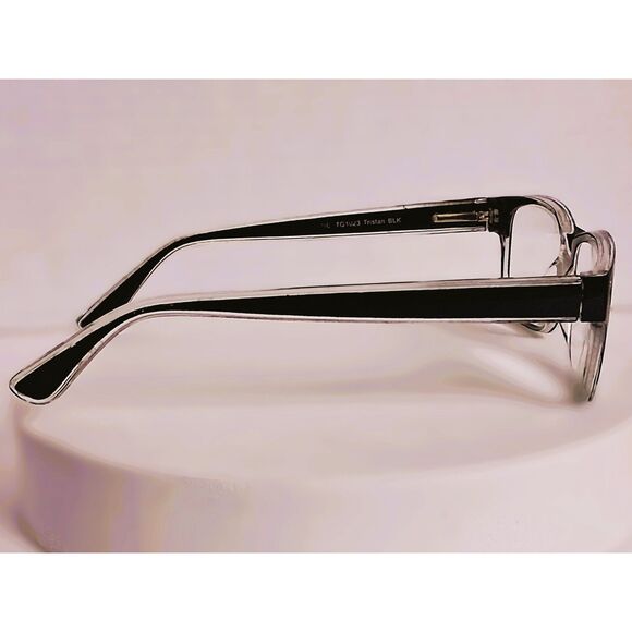 Foster Grant Black n Clear Tristan TG1023 52-18-143 PD58.5 +2.75 Reading Glasses - Picture 6 of 14